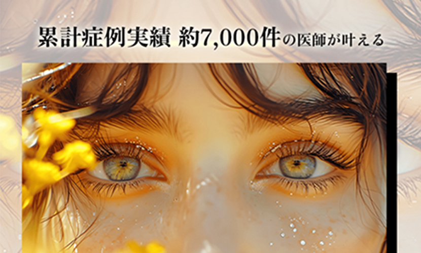 累計症例実績 約7,000件の二重整形